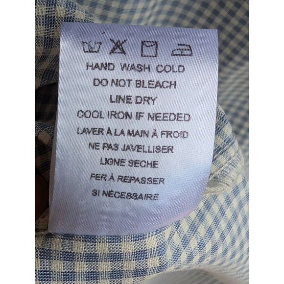 dRA Los Angeles Carol Dress-Grey/White-Maxi-Puff Sleeve-Cottagecore- Small NWT - Picture 10 of 11